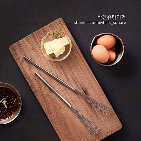 Phới đánh trứng inox đầu vuông bền đẹp