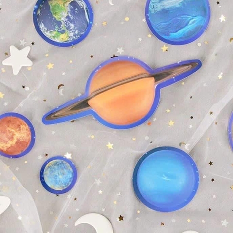 Bộ hình dán 3D dạ quang Galaxy My Little Tiger cho bé