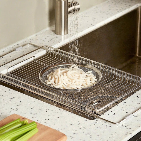 Kệ gác bồn rửa bát Wagensteiger inox 304 cao cấp