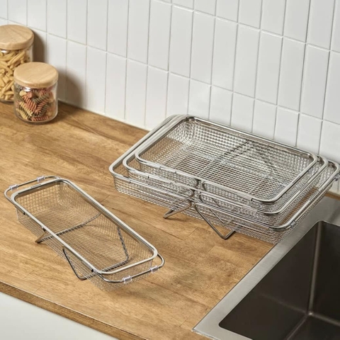 Rổ gác bồn rửa tiện lợi thoát nước nhanh