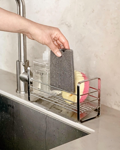 Kệ để đồ inox Wagensteiger gọn gàng cho phòng bếp