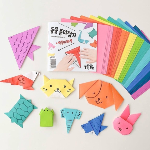 Bộ giấy thủ công Origami My Little Tiger