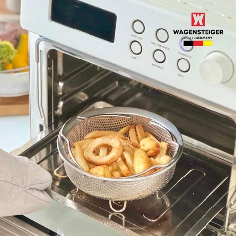 Rổ hấp inox Wagensteiger 22cm dùng trong lò vi sóng