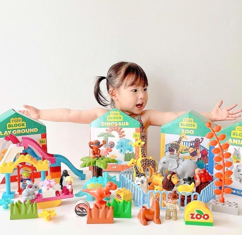 Bộ lắp ghép Lego Tiger Block My Little Tiger