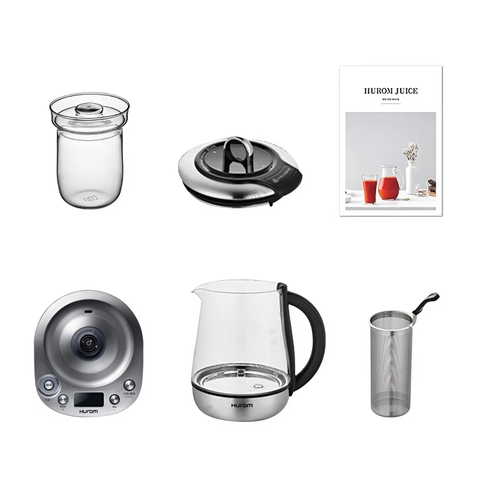 Ấm pha trà, chưng yến Hurom TM-P02FSS tay cầm chống bỏng