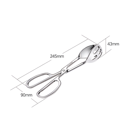 Thìa gắp Salad Wagensteiger inox kích thước