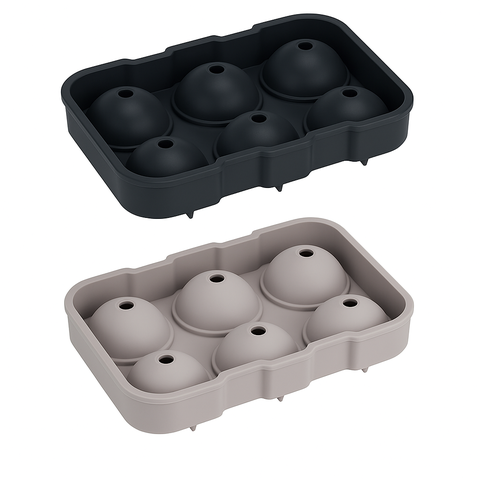 Khuôn làm đá silicone cao cấp 6 viên tròn Wagensteiger