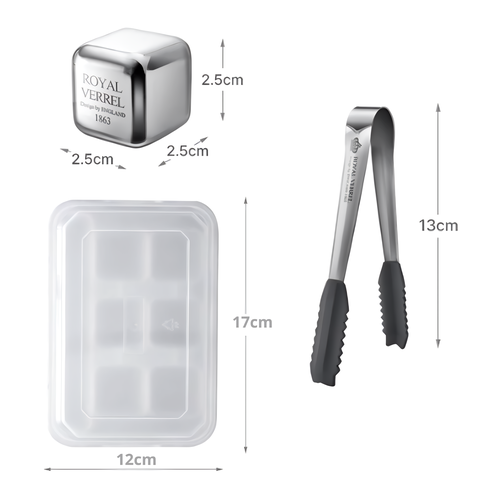 Đá lạnh vĩnh cửu 8pcs Royal Verrel kích thước