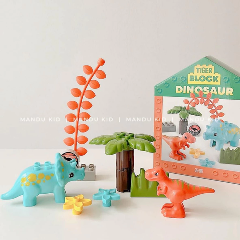 Đồ chơi lắp ghép Lego cho bé 2 tuổi Tiger Block