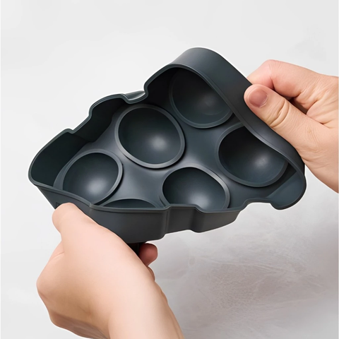 Khuôn làm đá silicone 6 viên tròn Wagensteiger cao cấp