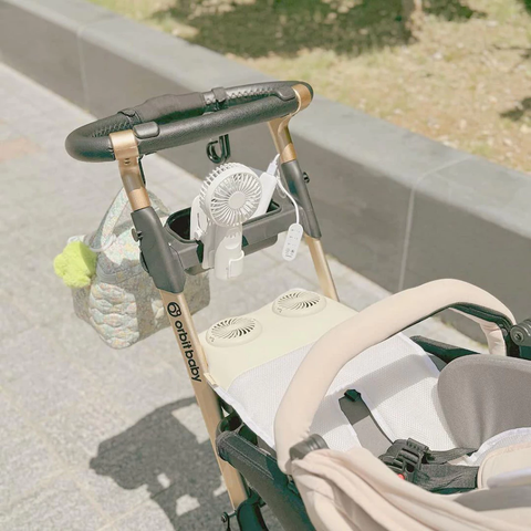 Quạt băng lạnh mini Ggumbi an toàn siêu êm 23dB