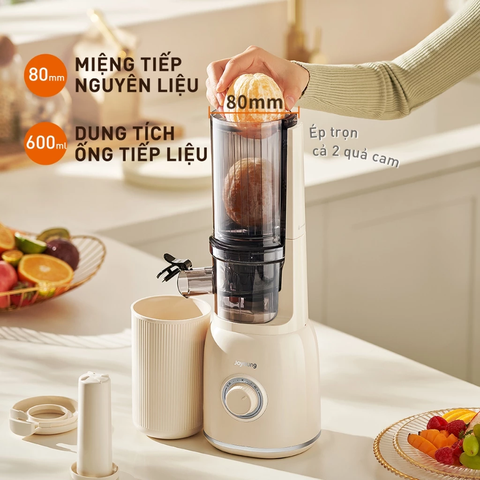 Ống tiếp nguyên liệu lớn 80mm máy ép chậm Joyoung