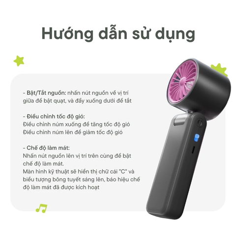 Quạt băng lạnh Mini Innofan B003 điều hòa cầm tay