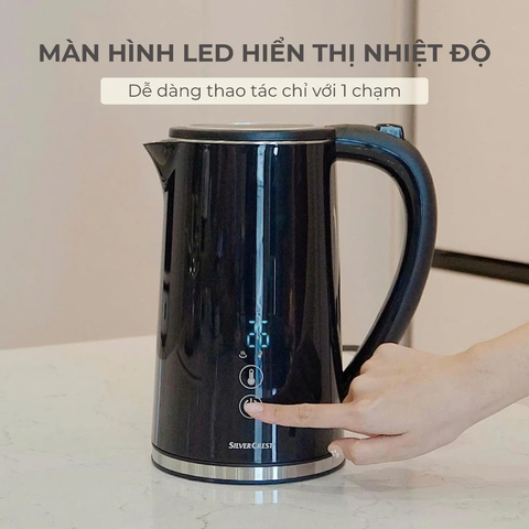 Giá ấm siêu tốc giữ nhiệt SilverCrest Đức