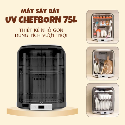 Máy sấy bát Chefborn 75l