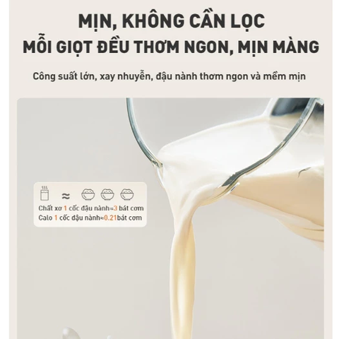 Máy làm sữa hạt Joyoung tự làm sạch và khử trùng