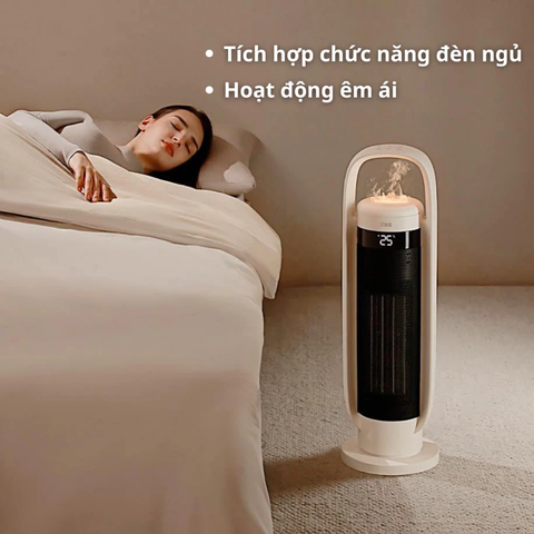 Máy sưởi gốm phun sương tạo ẩm Sothing công suất 2200W