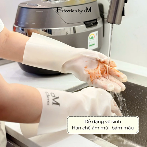 Gang tay nhà bếp Hàn Quốc dễ dàng vệ sinh