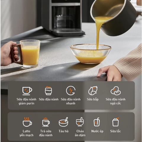 Máy làm sữa hạt Joyoung giảm purin 56% an toàn