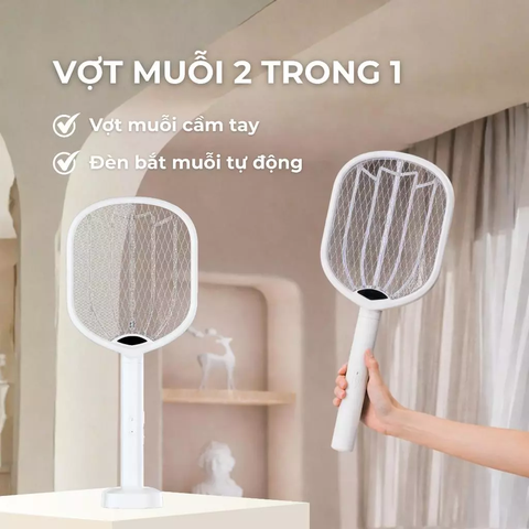 Vợt muỗi kiêm đèn bắt muỗi 2 trong 1 Perfection by M