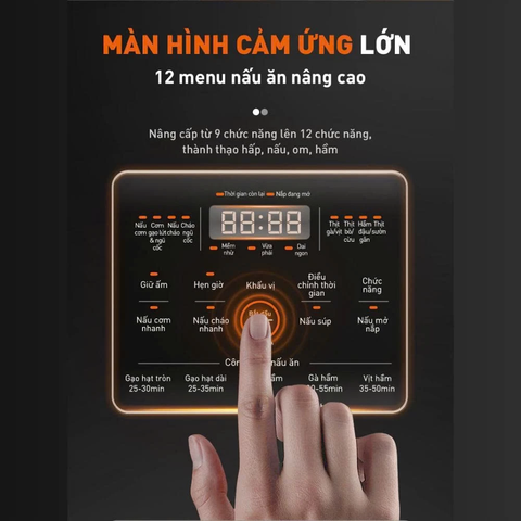 Nồi áp suất Joyoung 5L 15 tính năng bảo vệ