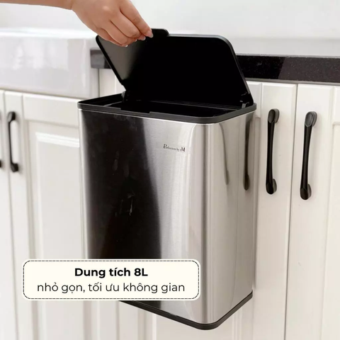 Thùng rác mini treo cánh tủ 8L Perfection by M