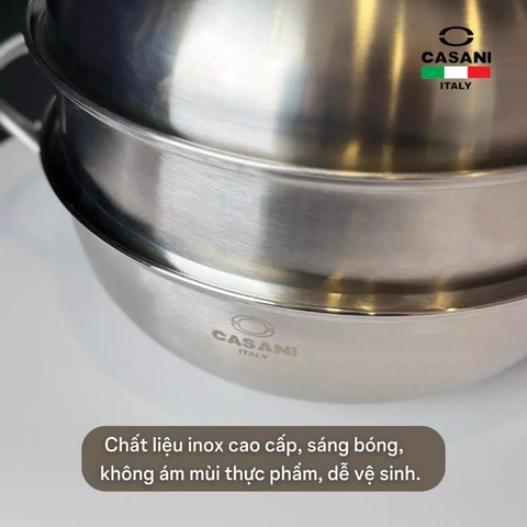 Xửng hấp inox Casani 28cm