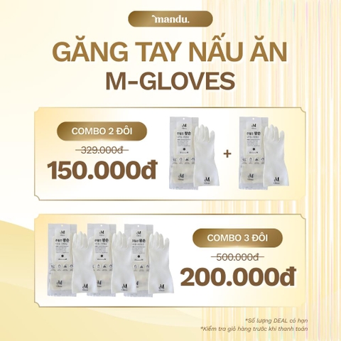 Combo găng tay nấu ăn Gloves Hàn Quốc