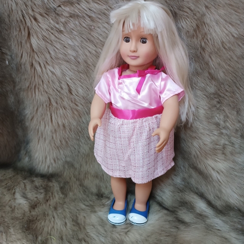 [HÀNG CAO CẤP TỒN KHO] Búp Bê Mỹ Cao cấp 46 cm 18 inch Mắt Chớp - Chính Hãng Our Generation  Doll