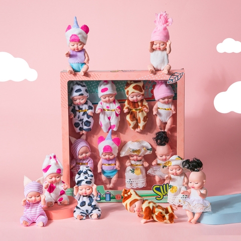 {Đủ Mẫu} Búp Bê Em Bé Sơ Sinh 11 cm 3.5 inch