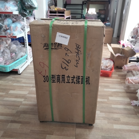 Máy Làm Mì Sợi Haiou 300 2200W Trục 300 mm Lưỡi 2 mm Cán Hoành Thánh Bánh Canh Bánh Bao Ramen Chinese Noodles Fried PVN4672