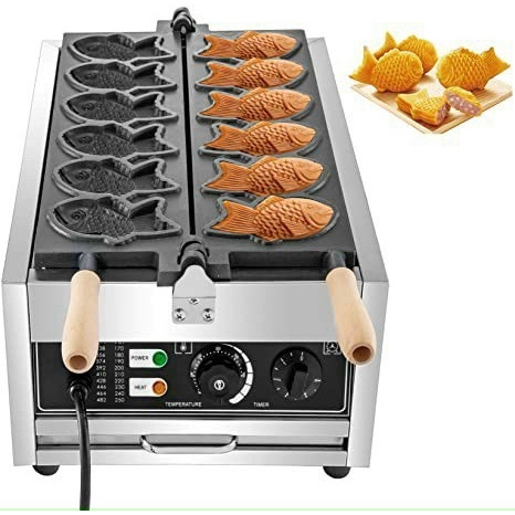 {Đủ Mẫu} Xài Điện 3000W & Xài Gas Máy Nướng Bánh Đường Phố 38x38x26cm Waffle Maker Electric