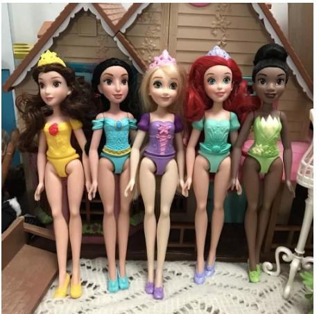 Búp Bê Công Chúa 30 cm 10 inch HASBRO DISNEY Princess Royal Shimmer Dolls (hàng tồn kho, không hộp)