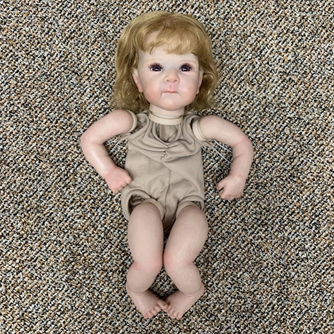 Búp Bê Thân Gòn + Thân Nhựa Mềm Mại 48 cm = 18 inch Reborn Silicon Vinyl Doll