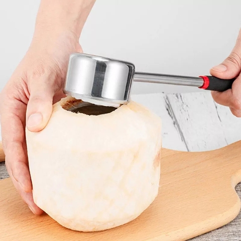 {Đủ Mẫu} Dụng Cụ Mở Vỏ Dừa Bằng Thép Không Gỉ Siêu Nhanh Coconut Shell Opener Tools