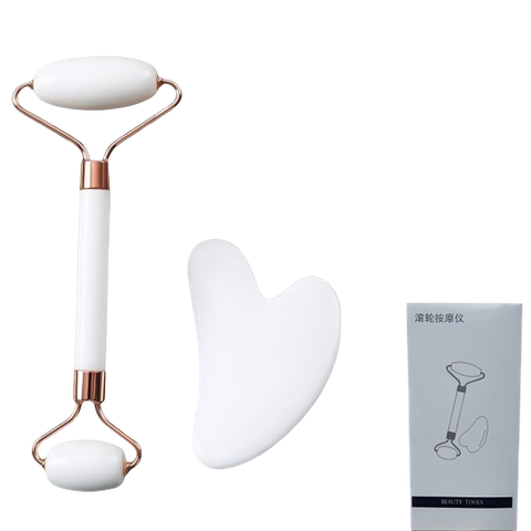 🌿 BỘ FULLBOX CÂY LĂN MIẾNG GUA SHA Nâng cơ, thon gọn mặt, thư giãn da