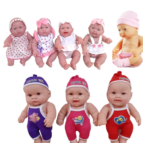 [Đủ mẫu] Búp Bê  Nhựa Mềm Mại 25 Cm = 10 Inch Body Full Silicon Vinyl Doll