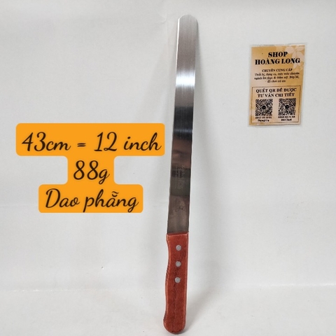 Dao Răng Cưa 8 inch + 10 inch + 12 inch Cắt Bánh Mì, Bánh Bông Lan_ Răng Cưa Dày Cán inox bền bỉ, chắc chắn Gỗ Tay Cầm Bằng Gỗ