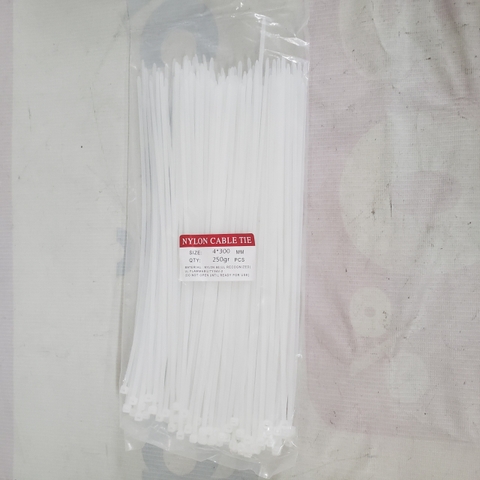 Túi 250 gr Dây Rút Nhựa 4*300mm (Dây Cáp Nylon, Lạt Nhựa, Dây Thít) PVN5068