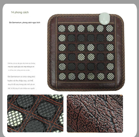 {Đủ Mẫu} Thảm Đệm Ấm Ngọc Bích Vuông 45 x 45 cm Đá Nóng Hàn Quốc, Nệm Sưởi Ấm Massage Trị Liệu 220V Món Quà Sức Khoẻ