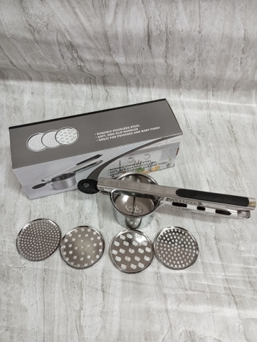 {Đủ Mẫu} Dụng Cụ Nghiền Khoai Tây, Ép Củ Quả  Inox Cap Cấp Potato Masher Ricer