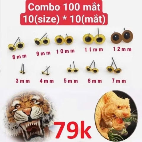 {Đủ Cỡ, Giá Sỉ, Giá Bán Buôn} Mắt Thú  Trong Nghệ Thuật Tỉa Rau Củ Quả, Đồ Thủ Công, Thú Nhồi Bông Carving Simulation Eye