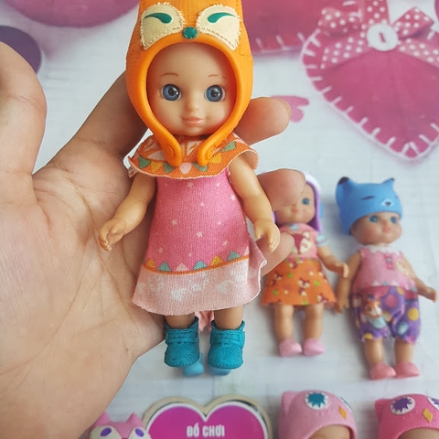 Búp Bê Đức Cao Cấp em bé 12 cm sơ sinh Zapf "mini Chou Chou 5 inch Dolls