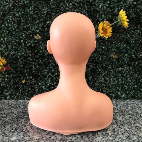 Đầu Manocanh Nửa Người Dạy Massage Mặt Cổ Vai Gáy, Trang Điểm Trong Spa & Thẩm Mỹ Viện  PVN3714