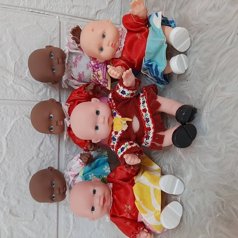 [Đủ mẫu] Bộ Quần Áo Cho Búp Bê Tái Sinh Nhựa mềm 12 cm 5 inch Vinyl Reborn Baby  Doll