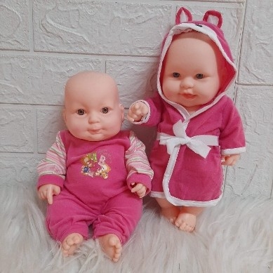 [ Đủ mẫu] Búp Bê Nhựa Tái Sinh Bé Trai 27 cm 11 inch Baby Boy Reborn Vinyl Doll (kèm quần áo ngẫu nhiên)