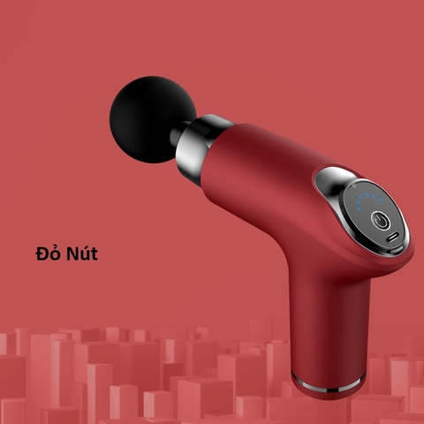 {Đủ Mẫu} Máy Massage Trị Liệu Gun Fascial Rung Tần Số Cao Di Động 4 Đầu Thư Giãn Cơ