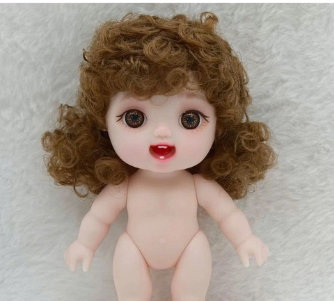 🧸 Búp Bê Nhựa Vinyl Dễ Thương 16 cm 6 inch Đồ Chơi Quà Tặng Sinh Nhật