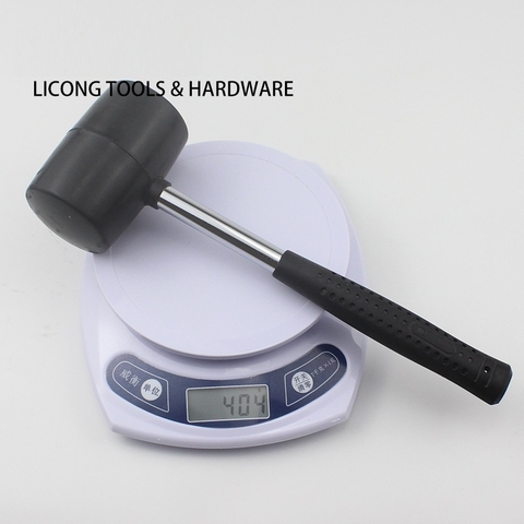 🔥 {Đủ Size} BÚA CAO SU ĐEN CÁN INOX CAO CẤP – KHÔNG ĐÀN HỒI, ĐÓNG ÊM, KHÔNG TRẦY XƯỚC 🔥