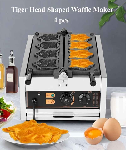 {Đủ Mẫu} Xài Điện 3000W & Xài Gas Máy Nướng Bánh Đường Phố 38x38x26cm Waffle Maker Electric